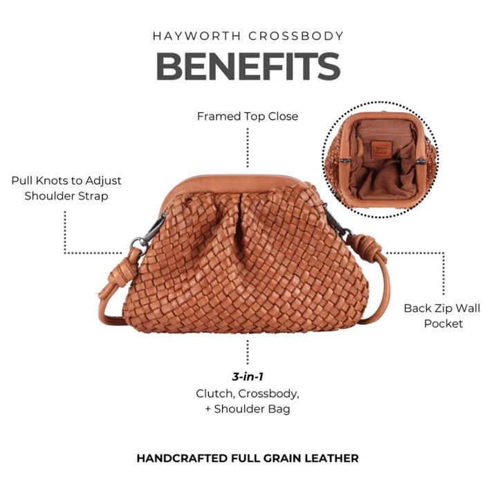 Hayworth Crossbody - Cognac