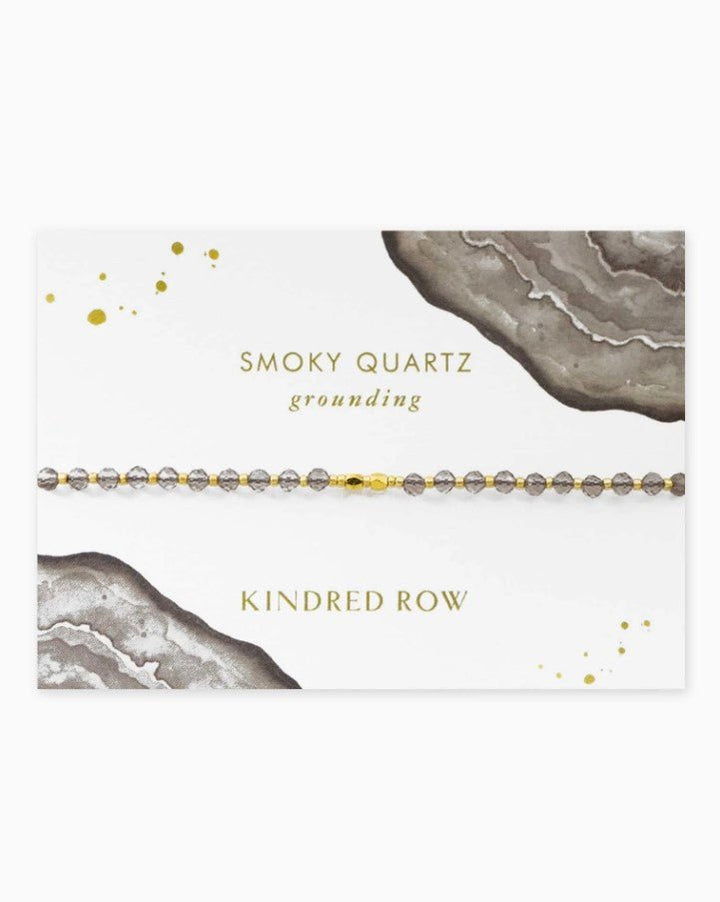 Healing Gemstone Stacking Bracelet - Smoky Quartz - Jaffi's