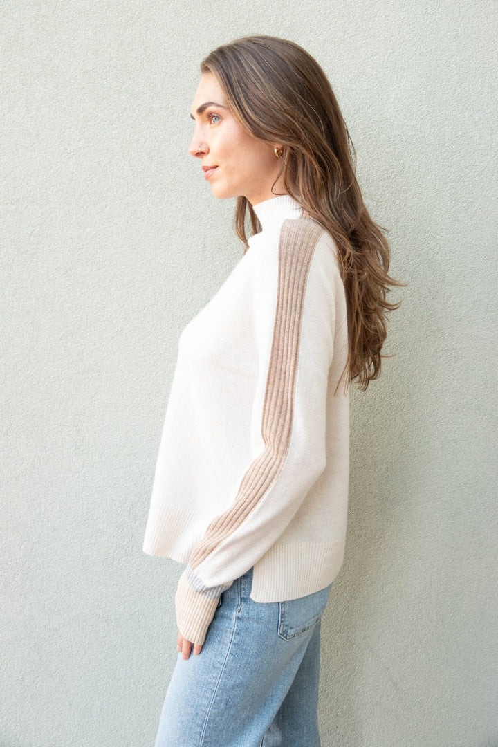 High Spirits Cashmere Sweater - Feather - Jaffi&