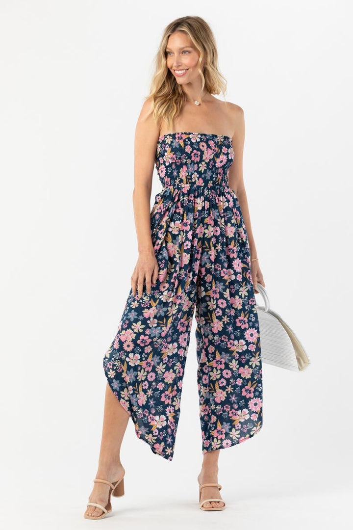 Hoku Jumpsuit - Wildfowers Navy