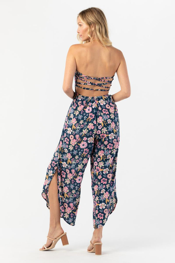 Hoku Jumpsuit - Wildfowers Navy