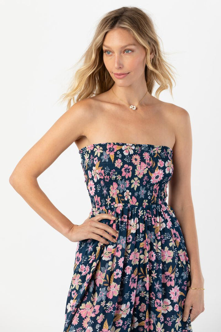 Hoku Jumpsuit - Wildfowers Navy