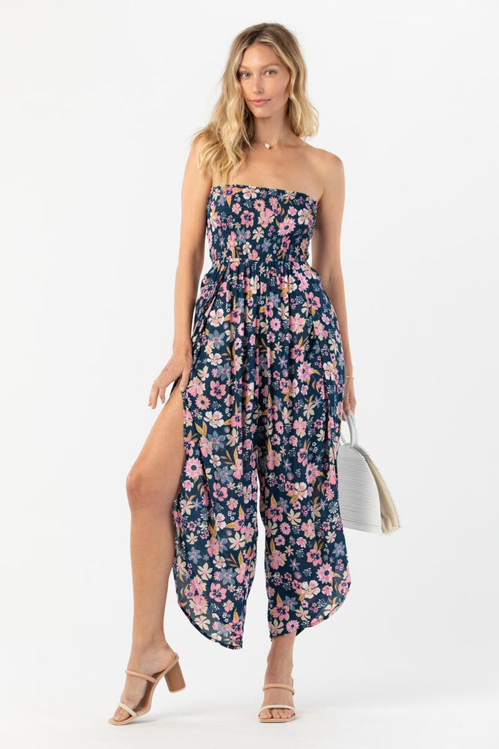 Hoku Jumpsuit - Wildfowers Navy