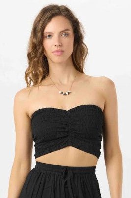 Hollie Crop Top - Black - Jaffi's