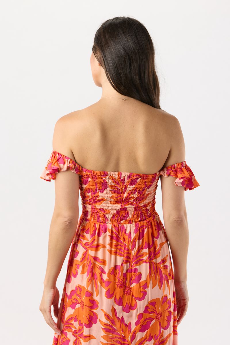 Hollie Maxi Dress - Seychelles Peach - Jaffi's