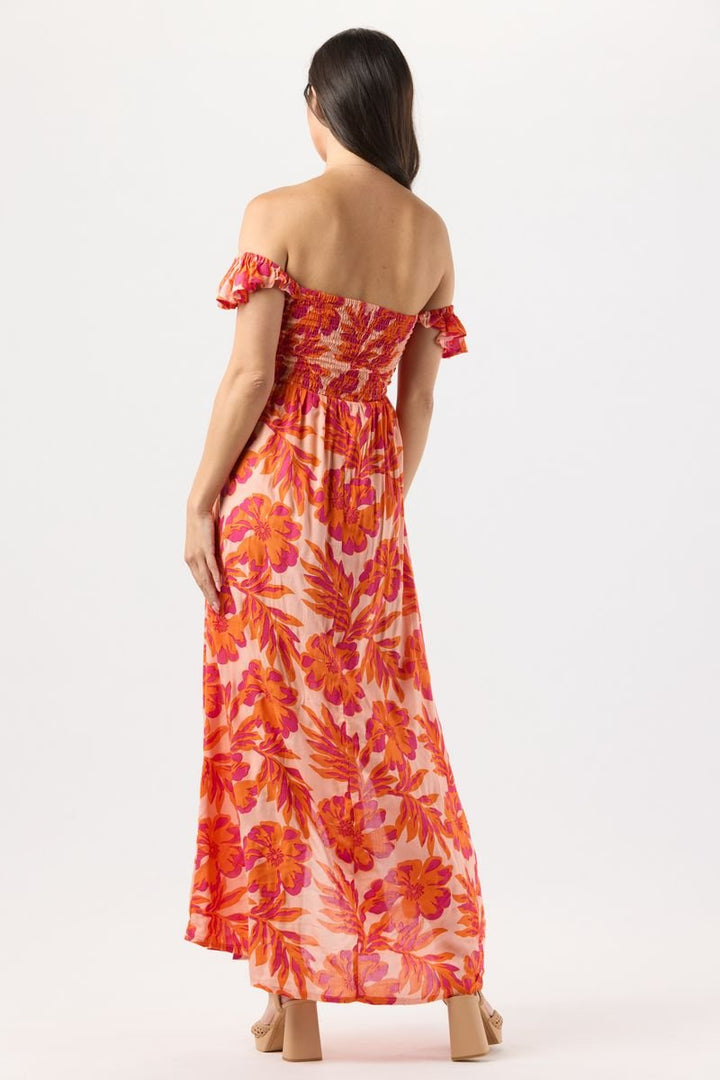 Hollie Maxi Dress - Seychelles Peach - Jaffi's
