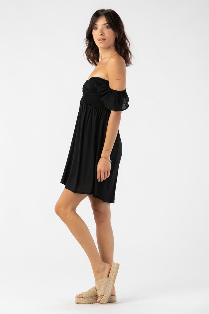 Hollie Mini Dress - Black - Jaffi's
