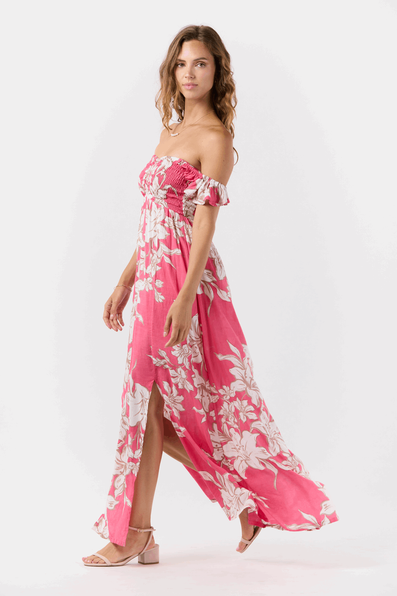 Hollie Maxi Dress - Lily Hot Pink