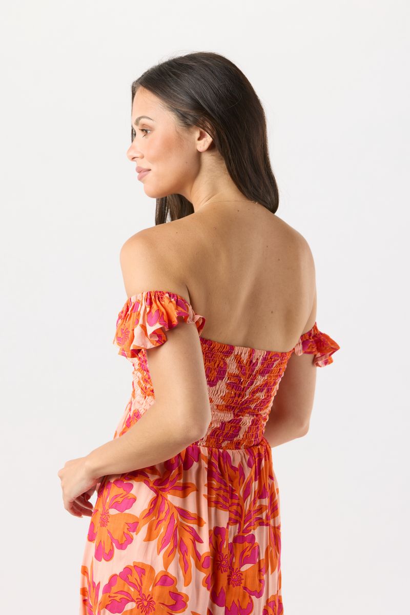 Hollie Maxi Dress - Seychelles Peach