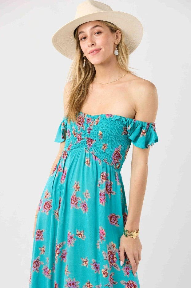 Vintage Hawaiian Tosca Hollie Maxi Dress