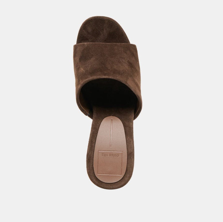Holta Wedge - Dark Brown Suede - Jaffi&
