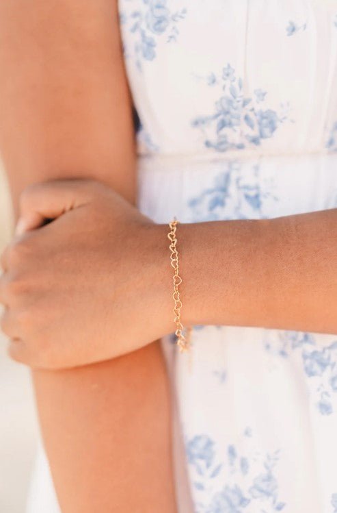 Hope Dainty Heart Bracelet - Jaffi's