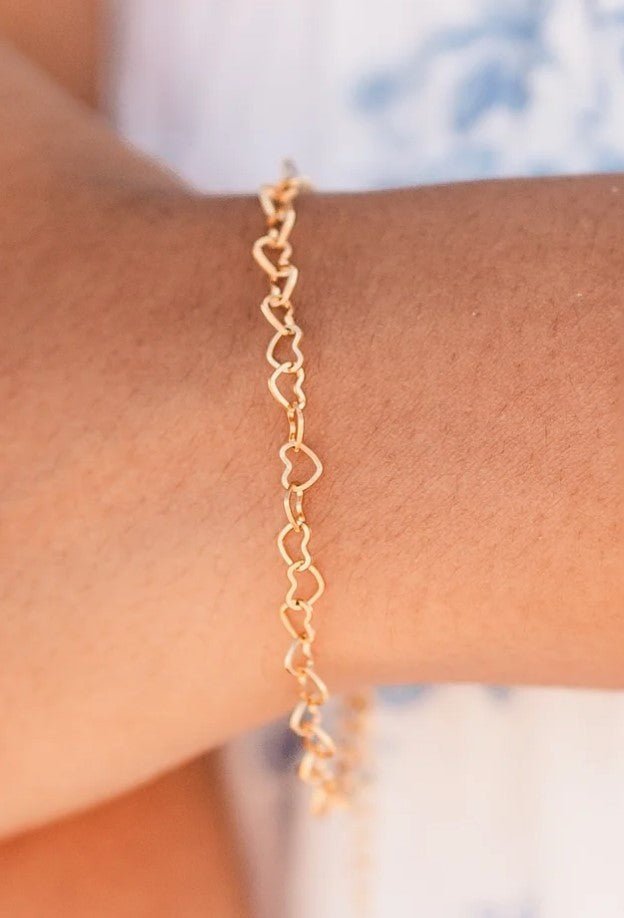 Hope Dainty Heart Bracelet - Jaffi's
