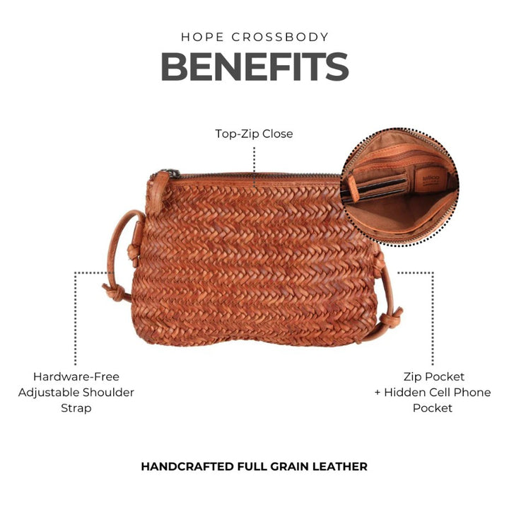 Hope Crossbody - Cognac