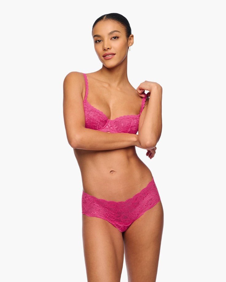 Hottie Low Rise Boyshort - Rosa Caldo - Jaffi's