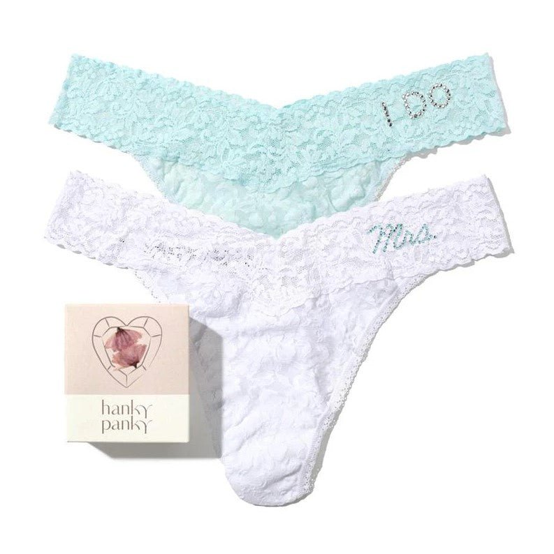 I Do & Mrs. Original Rise Thong Set - Jaffi's