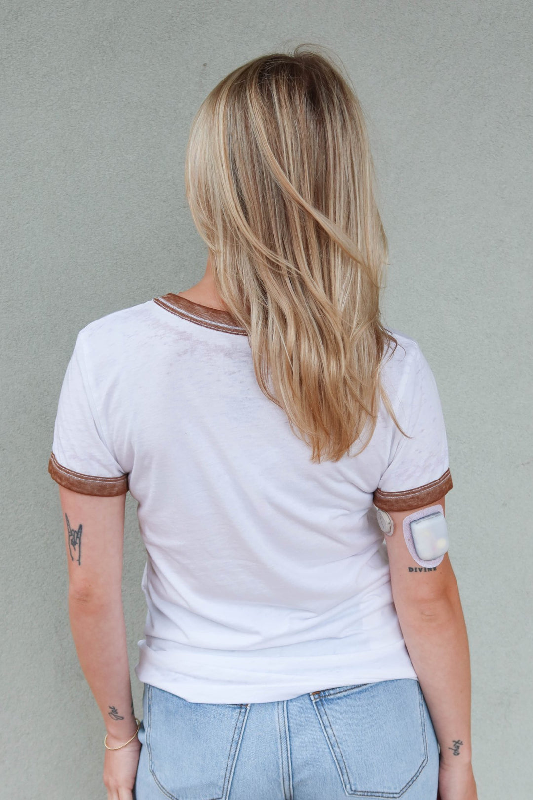 I Let The Dogs Out Ringer Tee - White - Jaffi's