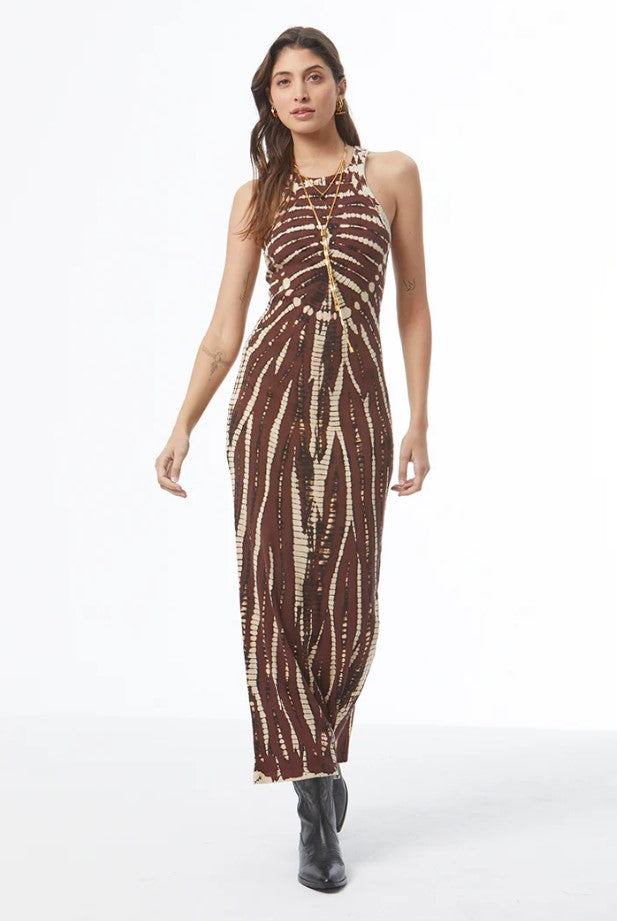 Iggy Maxi Dress - Sepia Nexus Wash