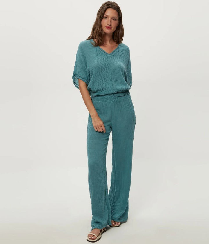 Imani Cropped Dolman Sleeve Top - Glaze - Jaffi's