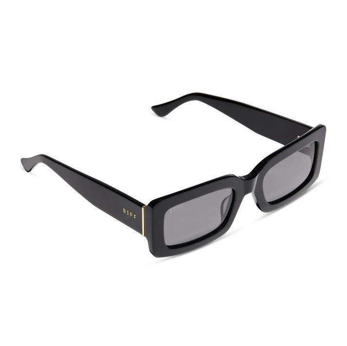 Indy Sunglasses - Black + Grey Polarized