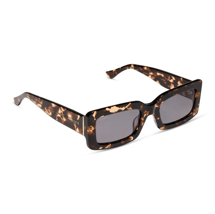 Indy Sunglasses - Espresso Tortoise + Grey