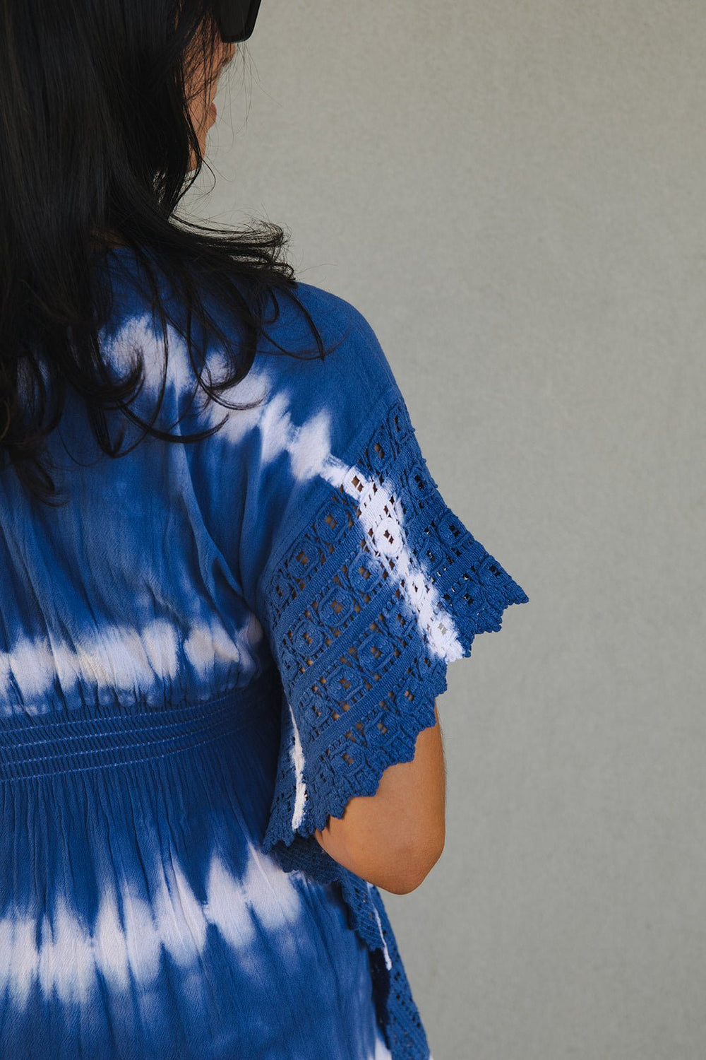 Isla Coverup - Navy Tie Dye - Jaffi's
