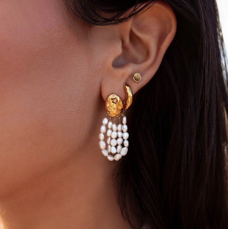 Ivory Earrings - Jaffi's