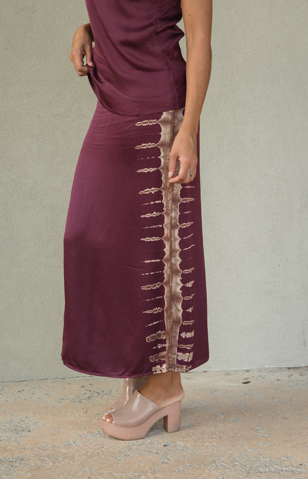 Jacklyn Skirt - Cherry Lacquer Tree Wash - Jaffi's