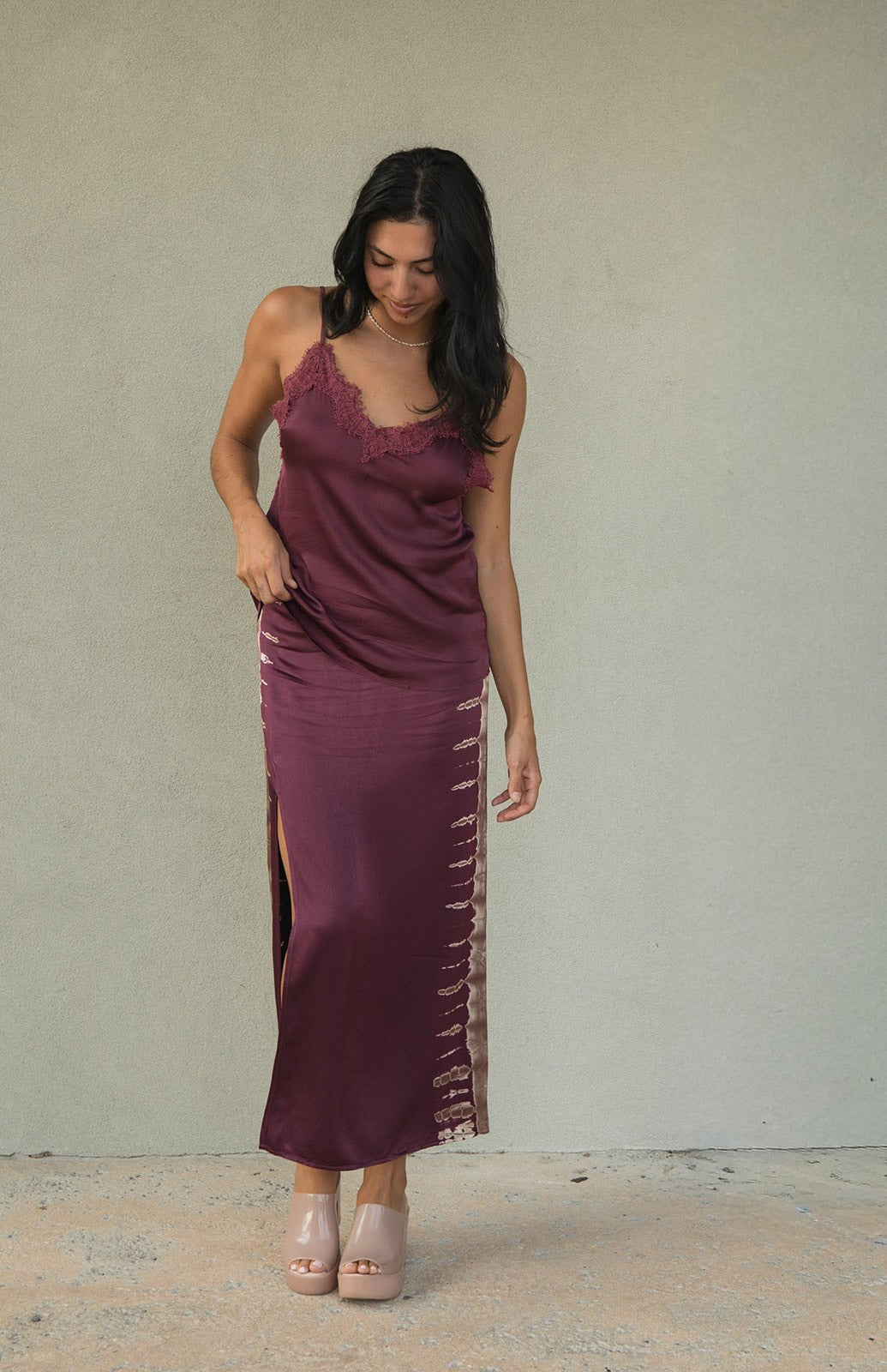 Jacklyn Skirt - Cherry Lacquer Tree Wash - Jaffi&