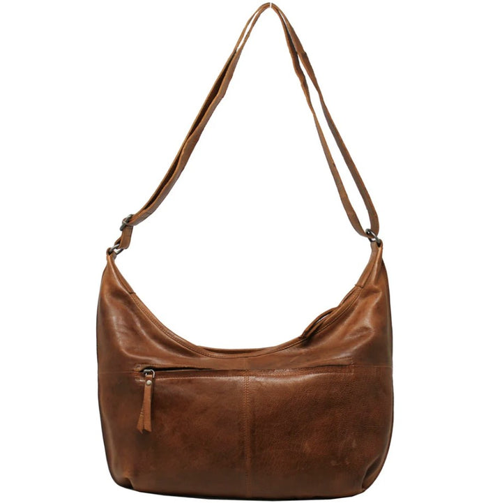 Jackson Leather Crossbody - Cognac