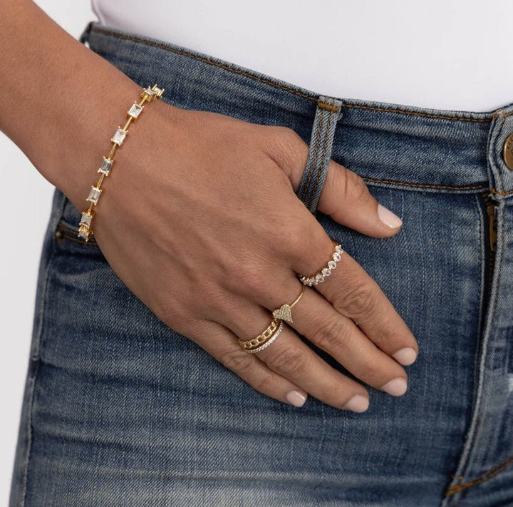 Jade Oval Cut Ring - Jaffi's