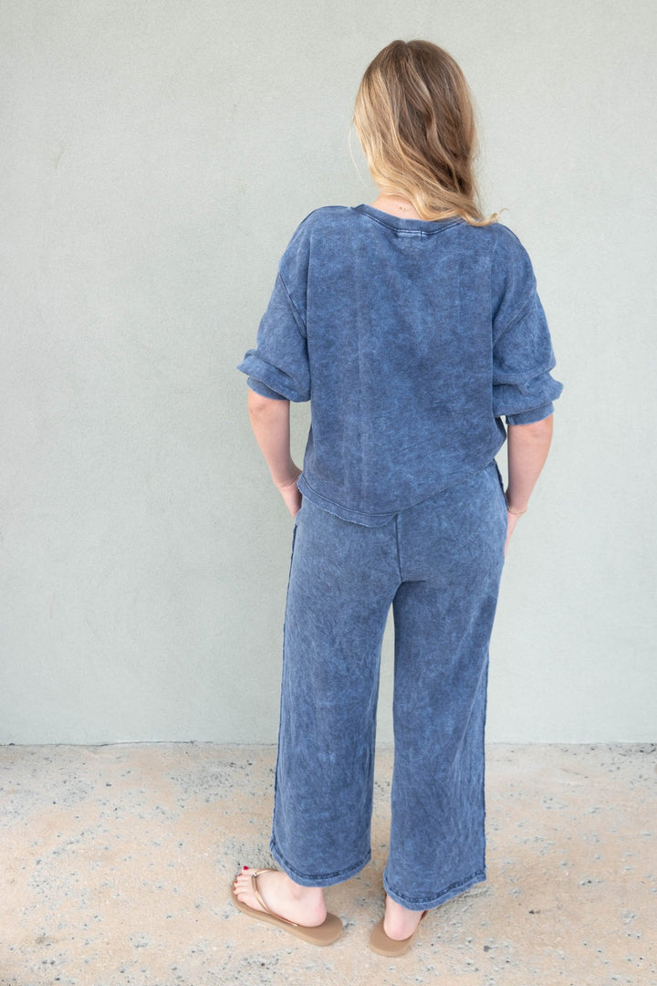 Jaden Crop Pant - Nocturnal - Jaffi's