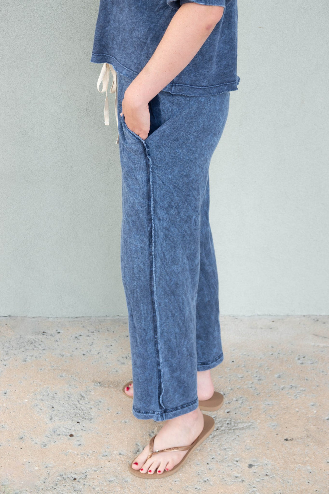 Jaden Crop Pant - Nocturnal - Jaffi's