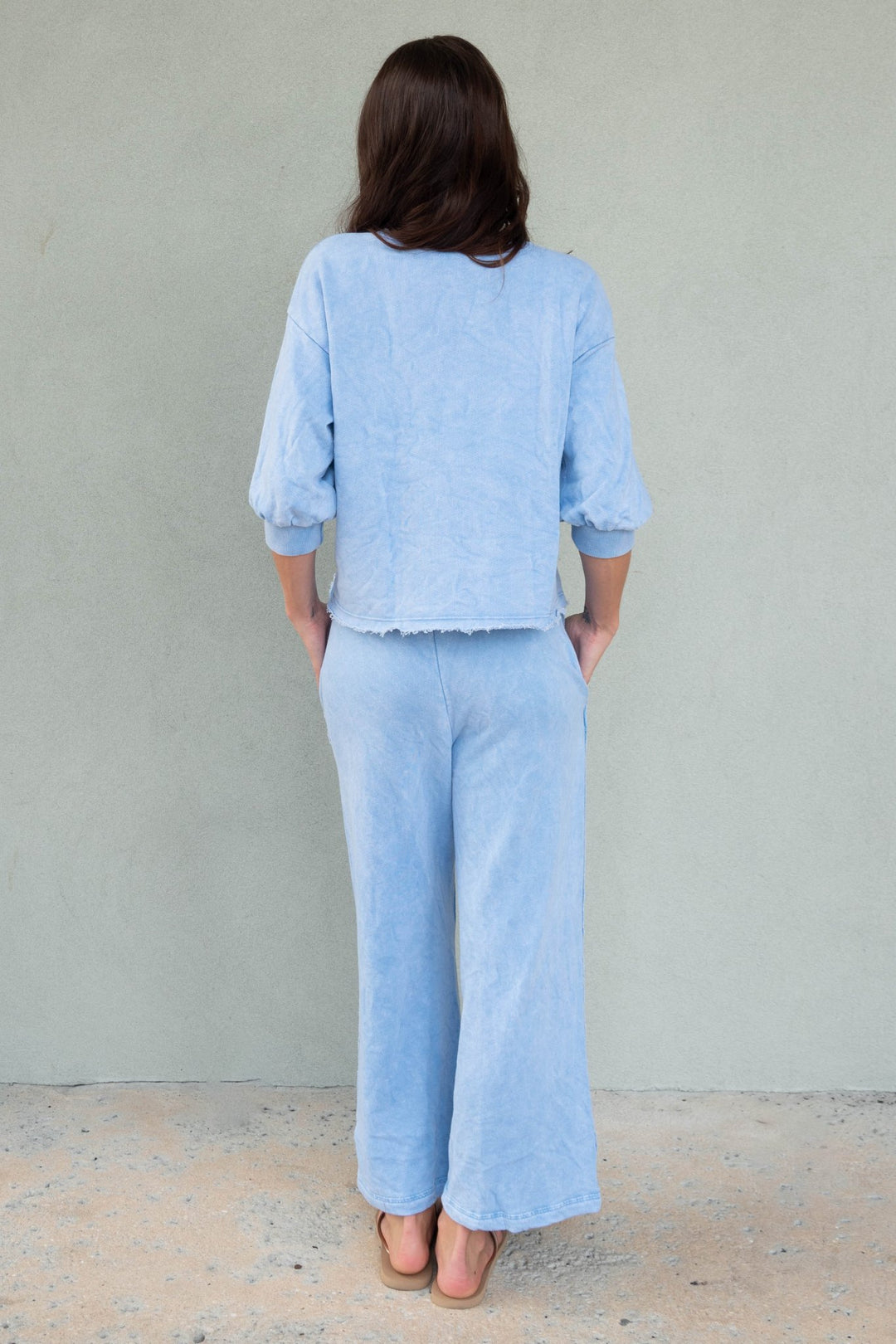 Jaden Crop Pant - Sky - Jaffi&