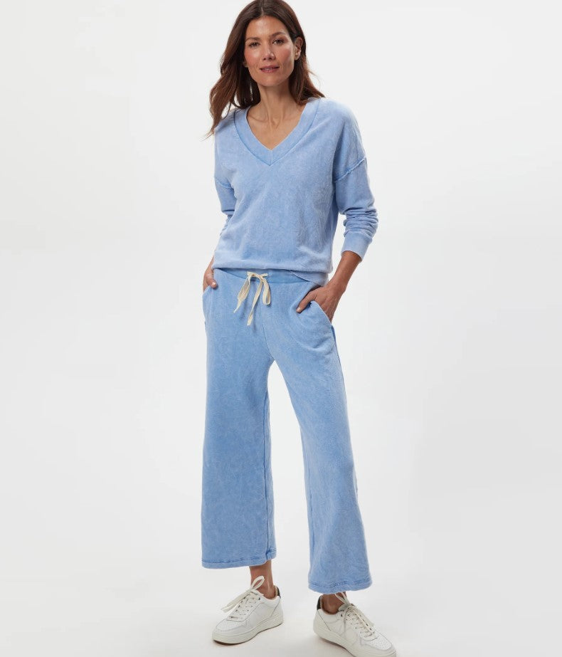Jaden Crop Pant - Sky