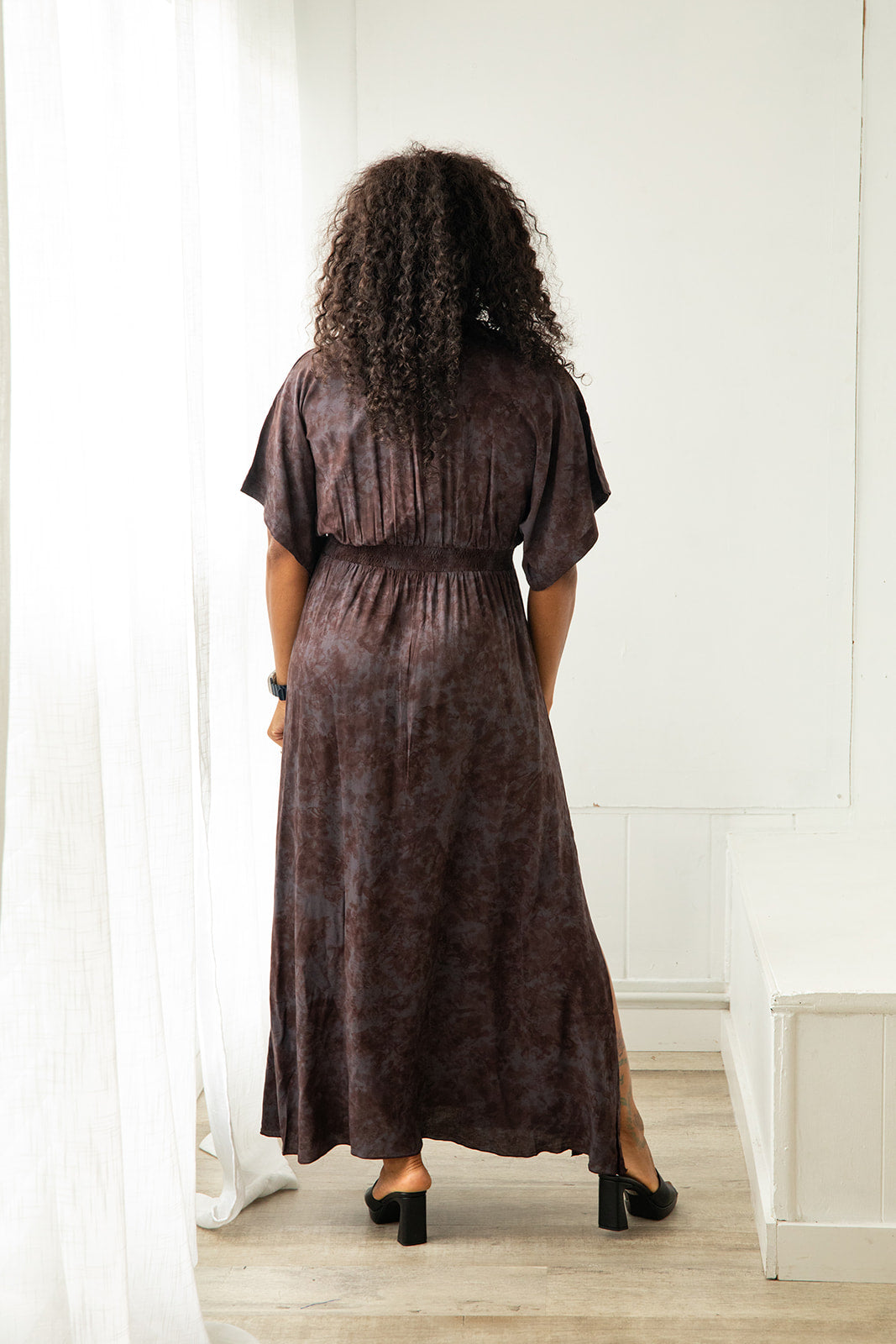 Poppy Maxi Dress - Tie Dye Hazy Raisin
