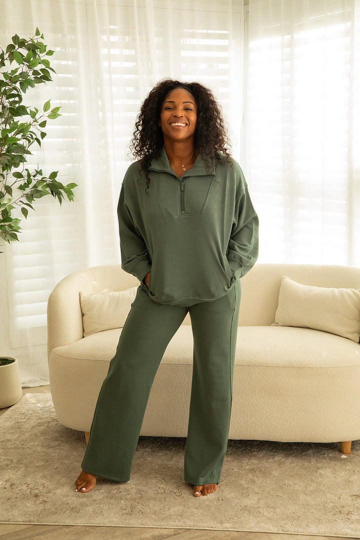 Scuba Straight Pant - Sage Leaf