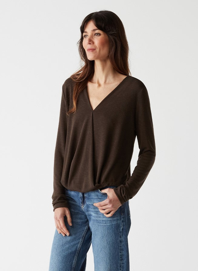 Tahoe Jersey Janet Surplice Top