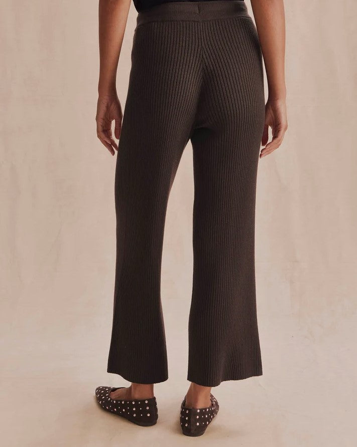 Georgie Rib Sweater Pant - Java