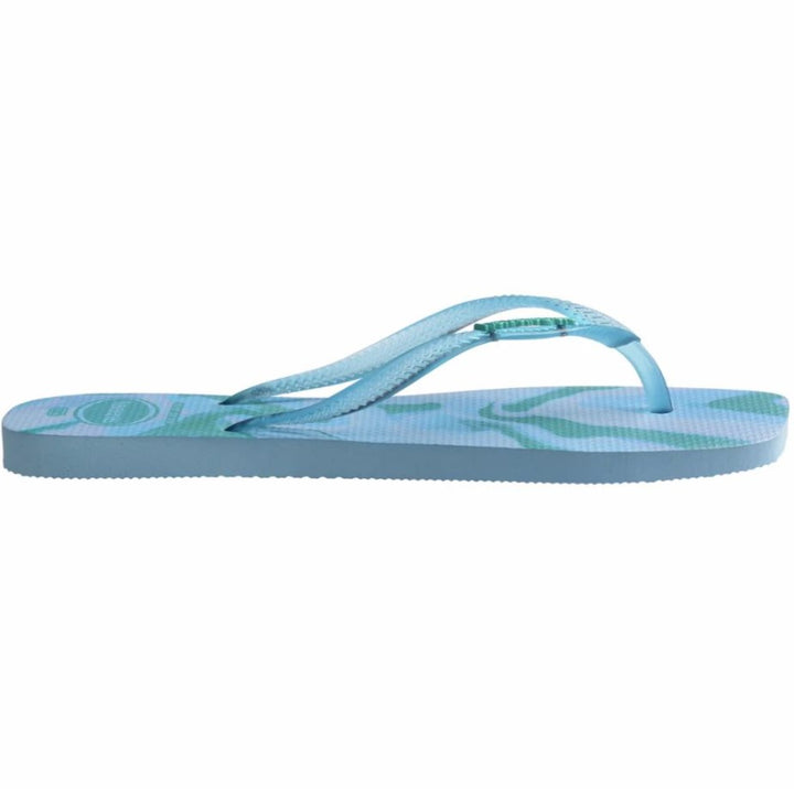 Slim Square Jelly Flip Flop - Lavender Blue