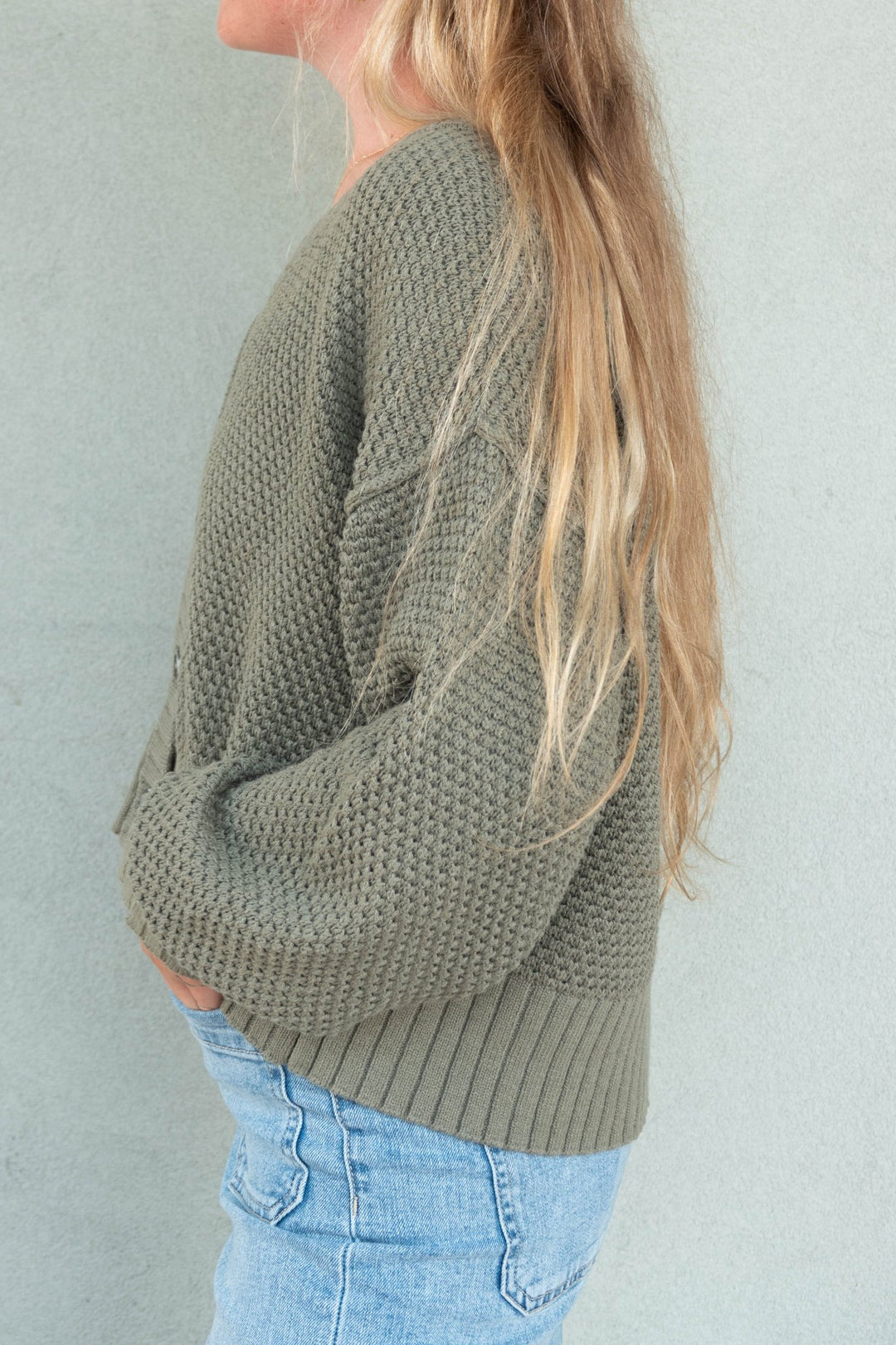 Jennalee Cardigan - Sage - Jaffi&