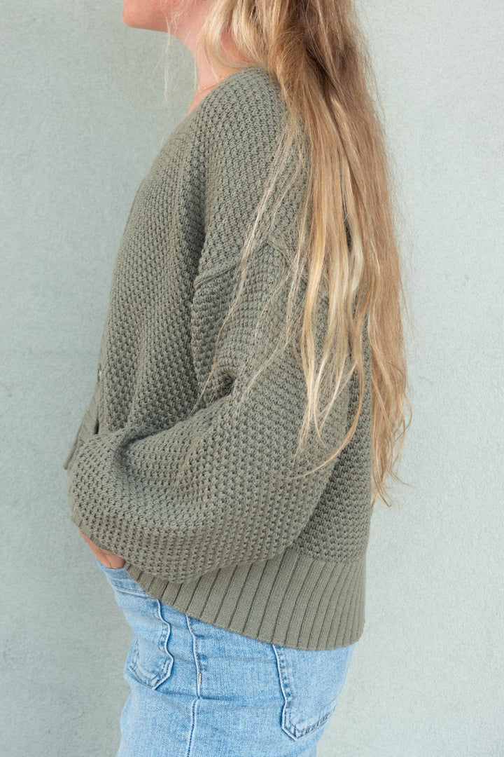 Jennalee Cardigan - Sage - Jaffi&
