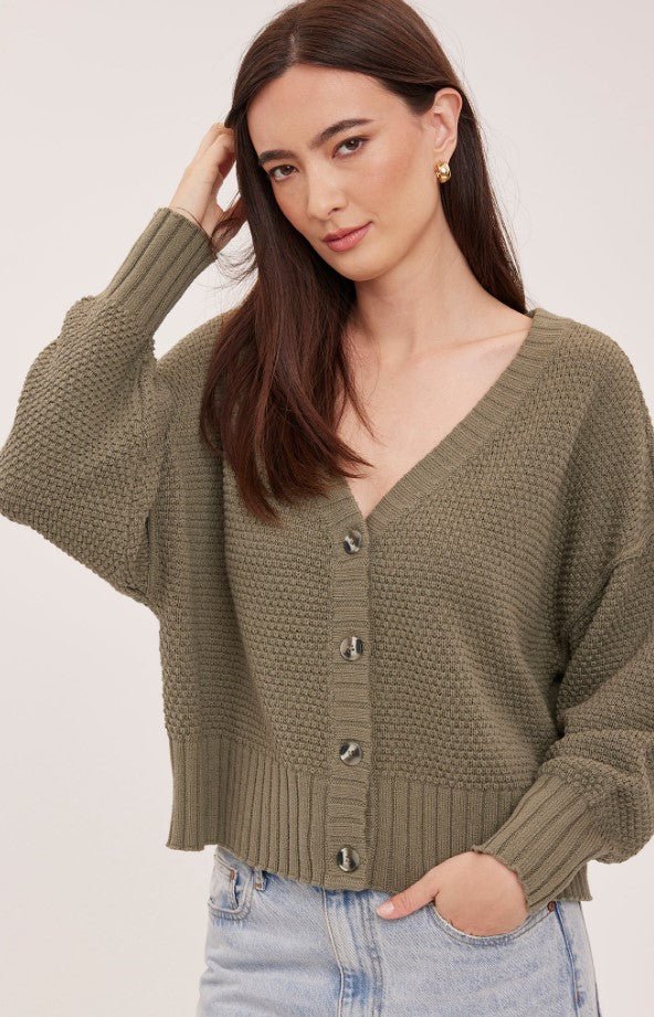 Jennalee Cardigan - Sage - Jaffi&