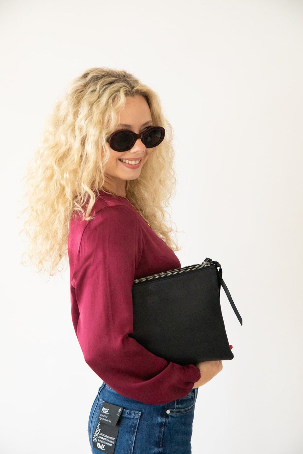 Jett Crossbody - Black - Jaffi's