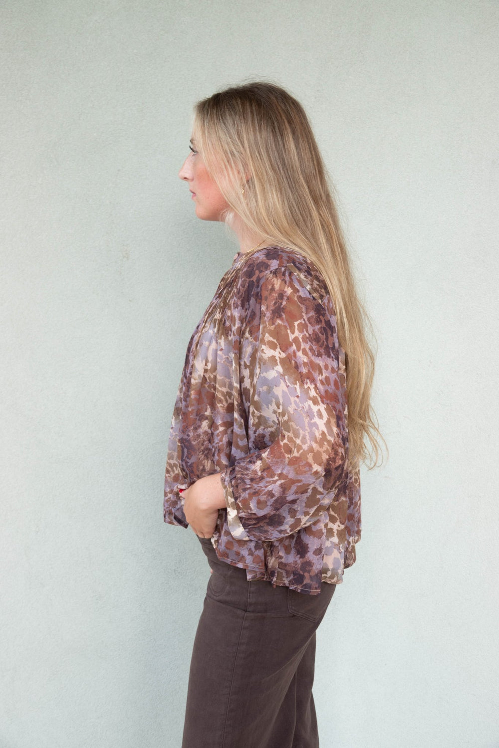 Jill Blouse - Dusty Safari - Jaffi's