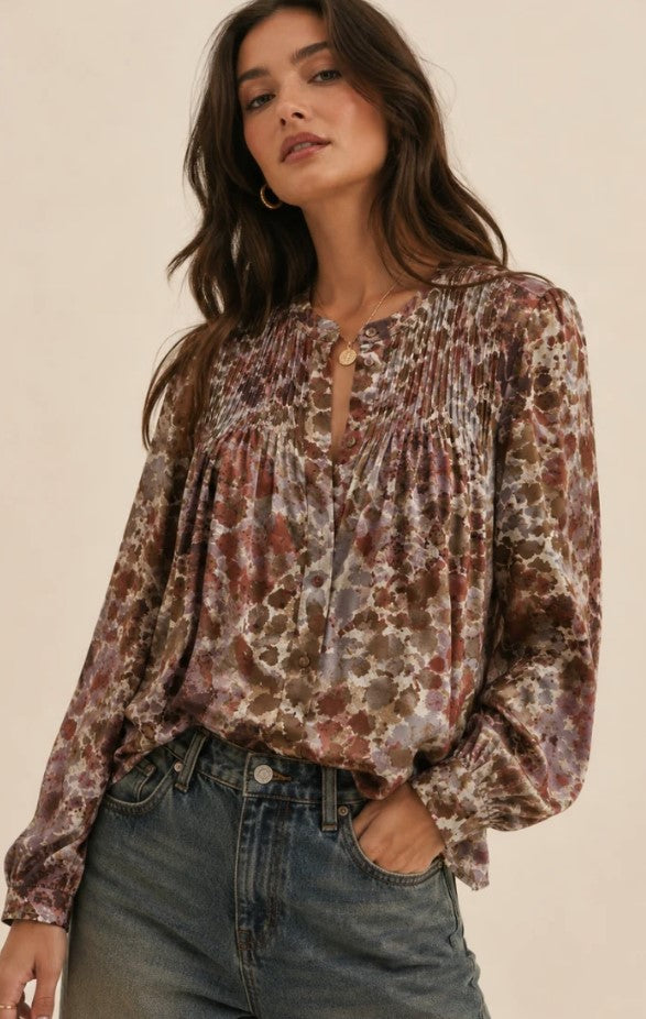 Jill Blouse - Dusty Safari