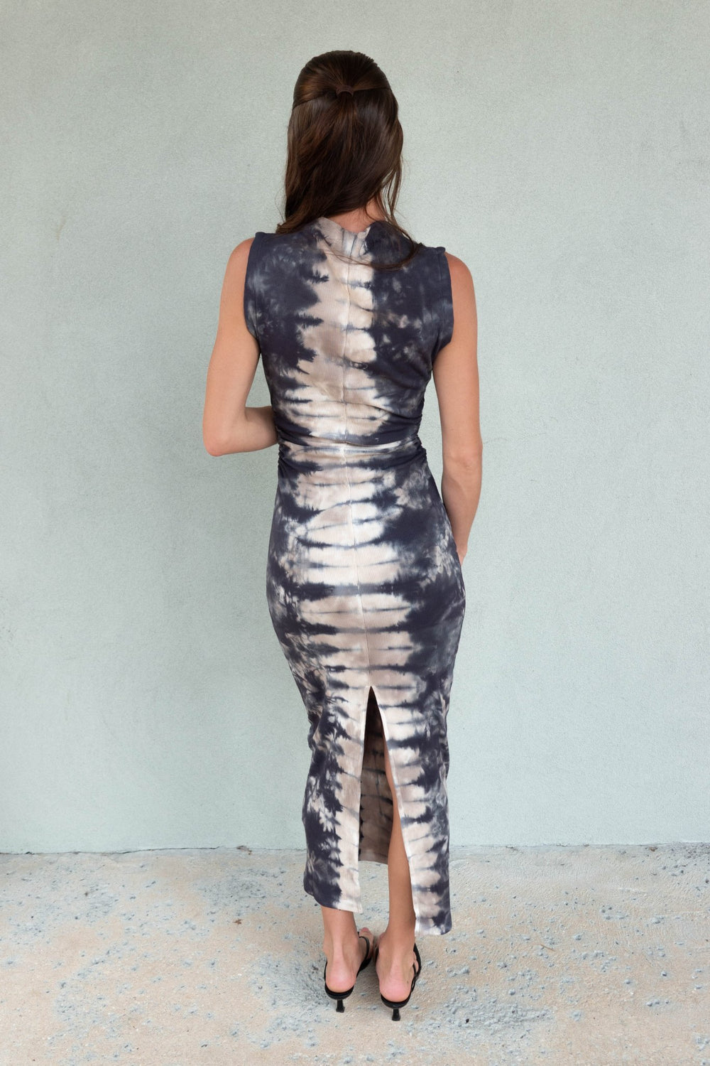 Jodie Midi Dress - Midnight Galaxy Wash - Jaffi's