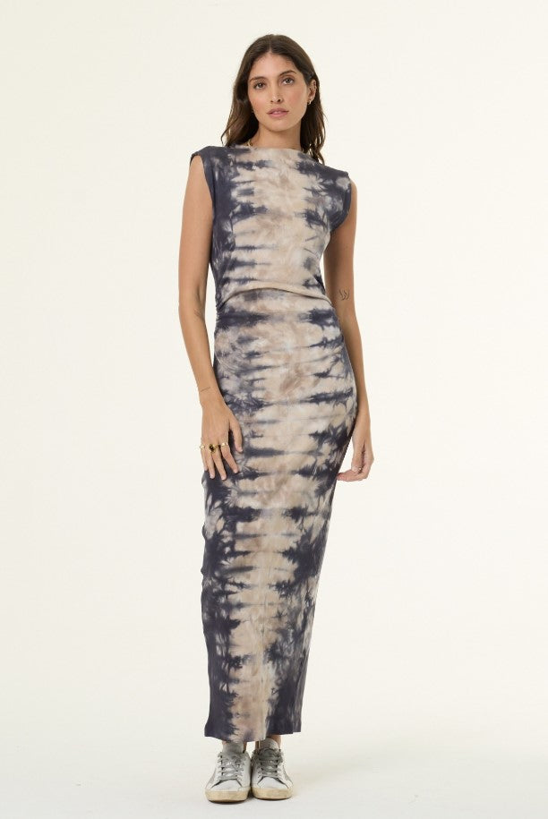 Jodie Midi Dress - Midnight Galaxy Wash
