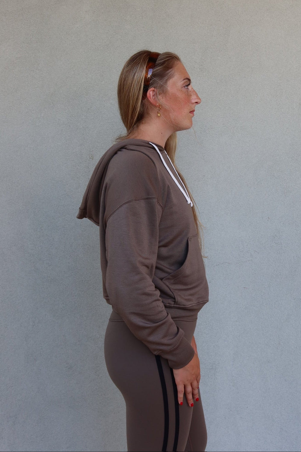 Joey Long Sleeve Hoodie - Lentil - Jaffi's