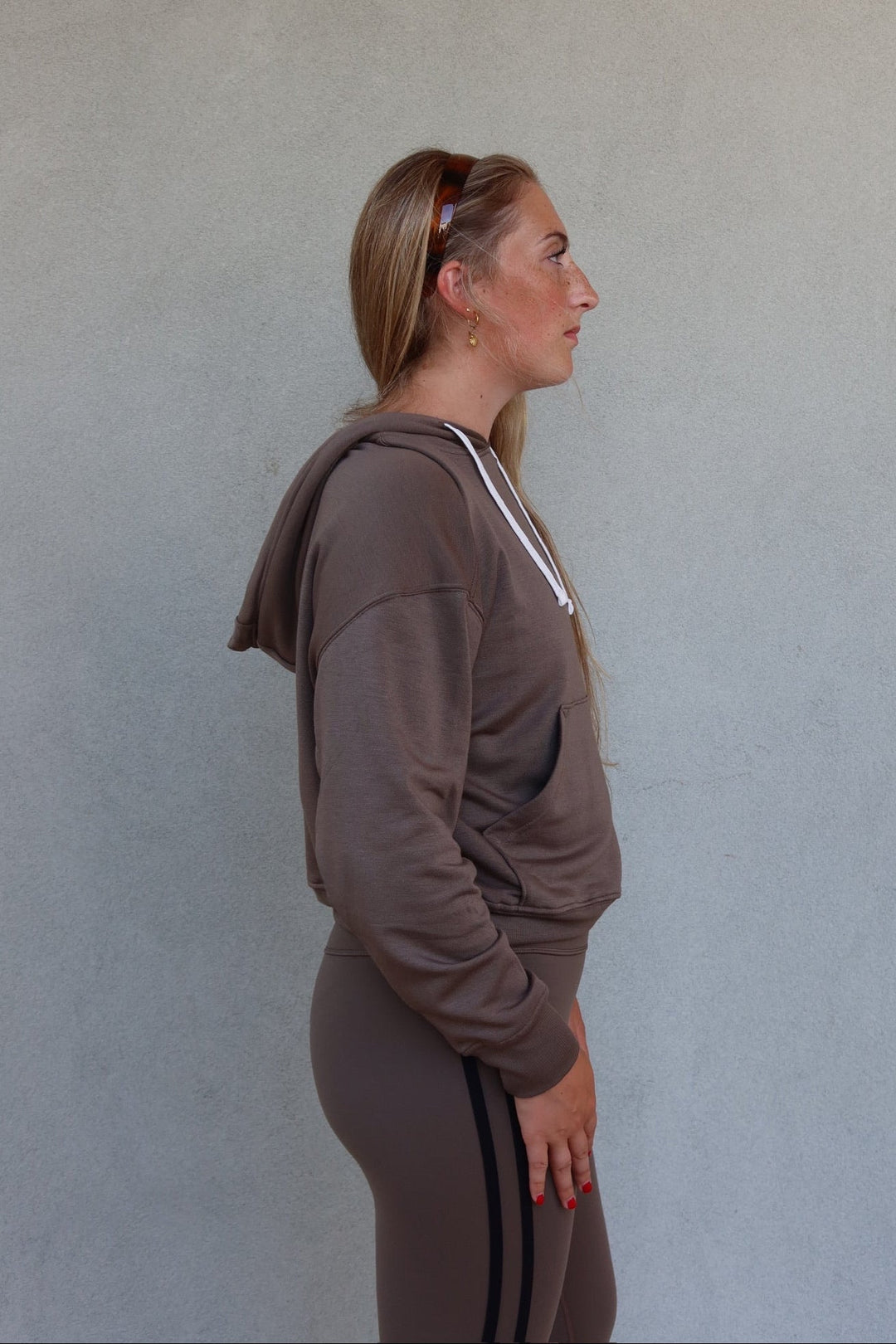 Joey Long Sleeve Hoodie - Lentil - Jaffi&